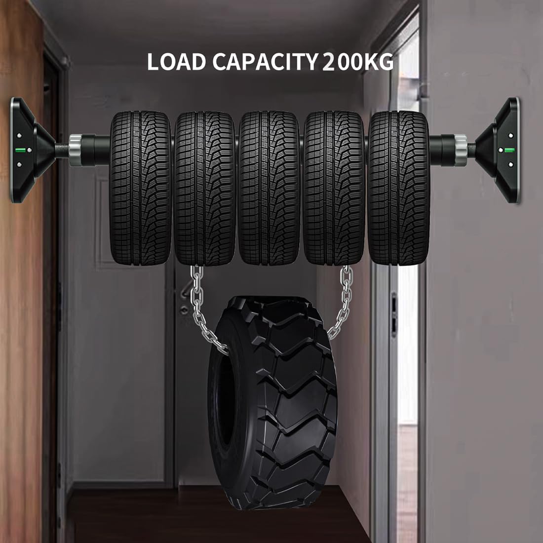 PROIRON Barra de tracción, Barra de Puerta, Ajustable de 72 a 97 cm, se Puede Montar sin Tornillos, Antideslizante, sujeción Segura, Asas de Espuma, Barra dominadas del Marco de la Puerta