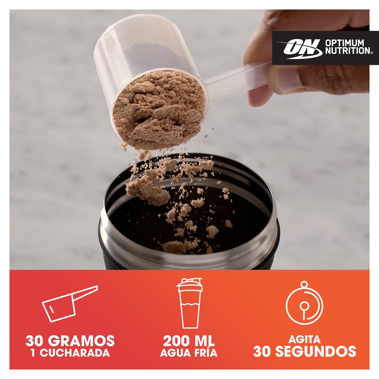Optimum Nutrition Gold Standard 100% Whey, Proteína en Polvo, Sabor Doble Chocolate Rico, 899g, 29 Servicios