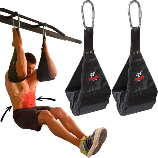 Correas Abdominales – Ab Straps – Cintas para Ejercicios de Abdominales – Slings para Barra de Dominadas – Entrenamiento de Piernas y Core – Fitness y Fuerza – Soporte para Brazos