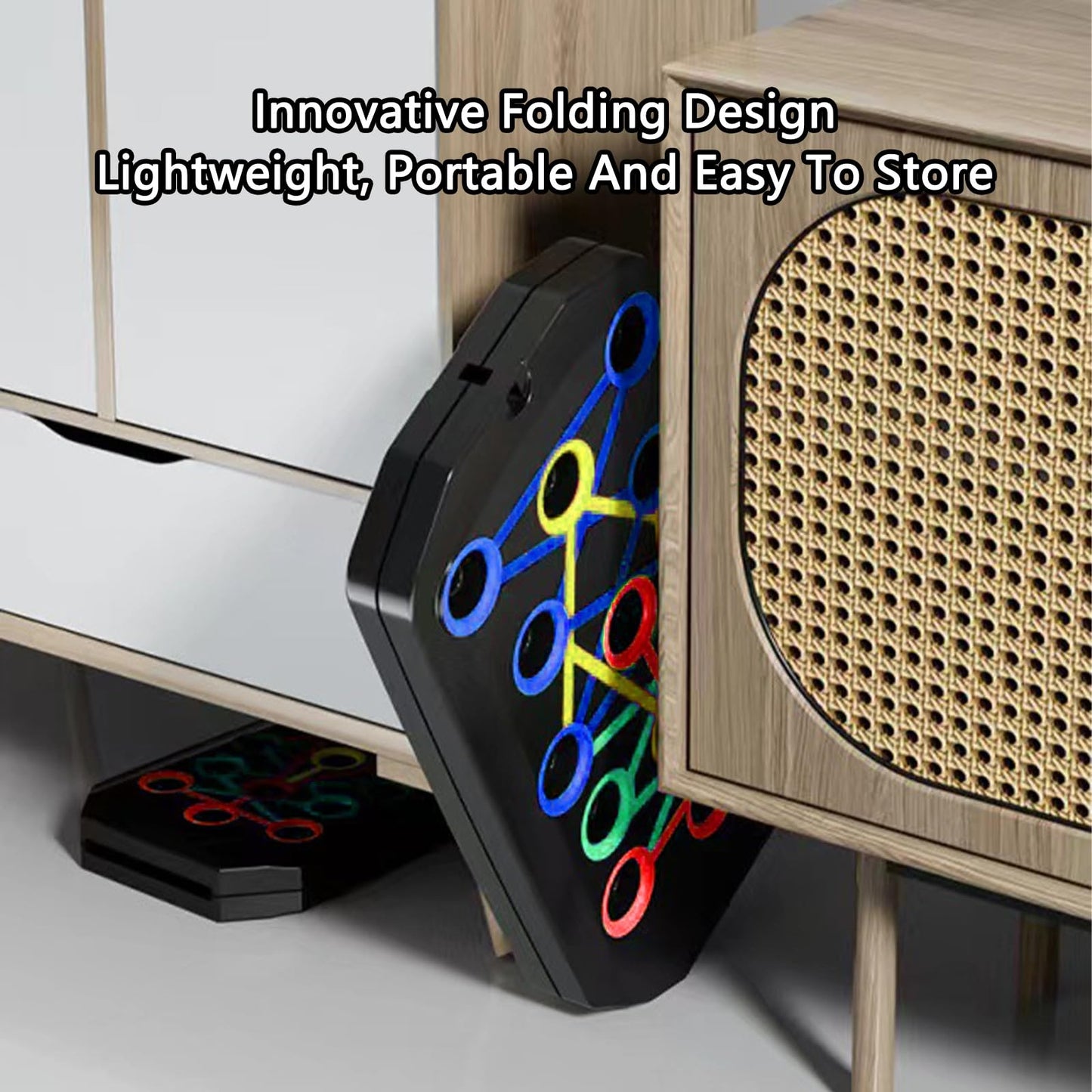 Wesoke Push Up Board Sistema de Soportes de Flexiones Multifuncionales 14 en 1 para Hombres y Mujeres, Barra de Realce portátil, Manijas de Realce de Entrenamiento de Fuerza de Gimnasio para Hombre