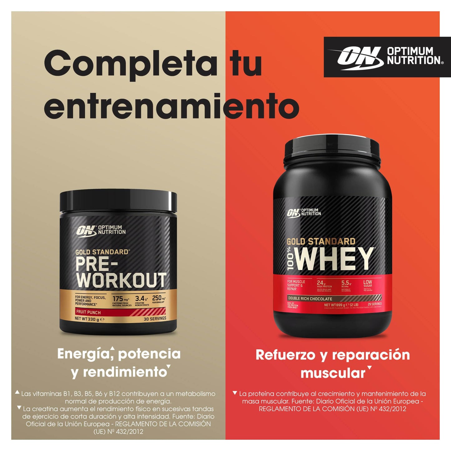 Optimum Nutrition Gold Standard BCAA en Polvo, Sabor Melocotón y Maracuyá, 266g, 28 Servicios