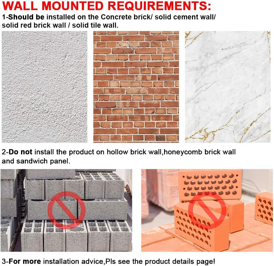 ONETWOFIT Barra de Dominadas de Montaje en la Pared Multifuncional/Barra de Dominadas Inversas, Estación de Paralelas para Entrenamiento de Gimnasio en el Hogar Interiores OT126…