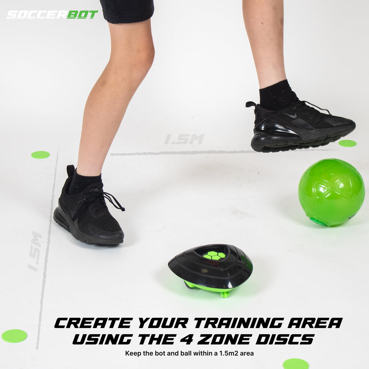 Smart Ball Soccer BOT Entrenador de Fútbol Interior