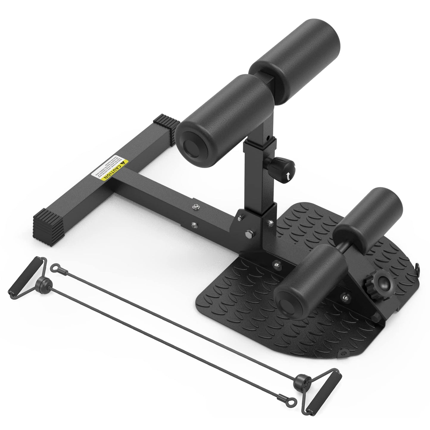 leikefitness Banco de sentadillas profundo para entrenamiento de piernas multifuncional, máquina de ejercicio para gimnasio en casa