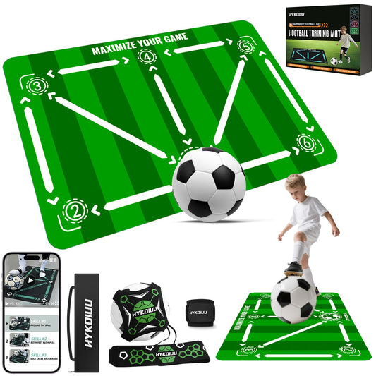 Alfombra Entrenamiento Futbol Con Kick Throw Trainer Didáctico 90x60cm Alfombra Futbol Entrenamiento Profesional – Tapete De Entrenamiento De Pasos, Manta De Campo De Esquinay Tapete De Fútbol