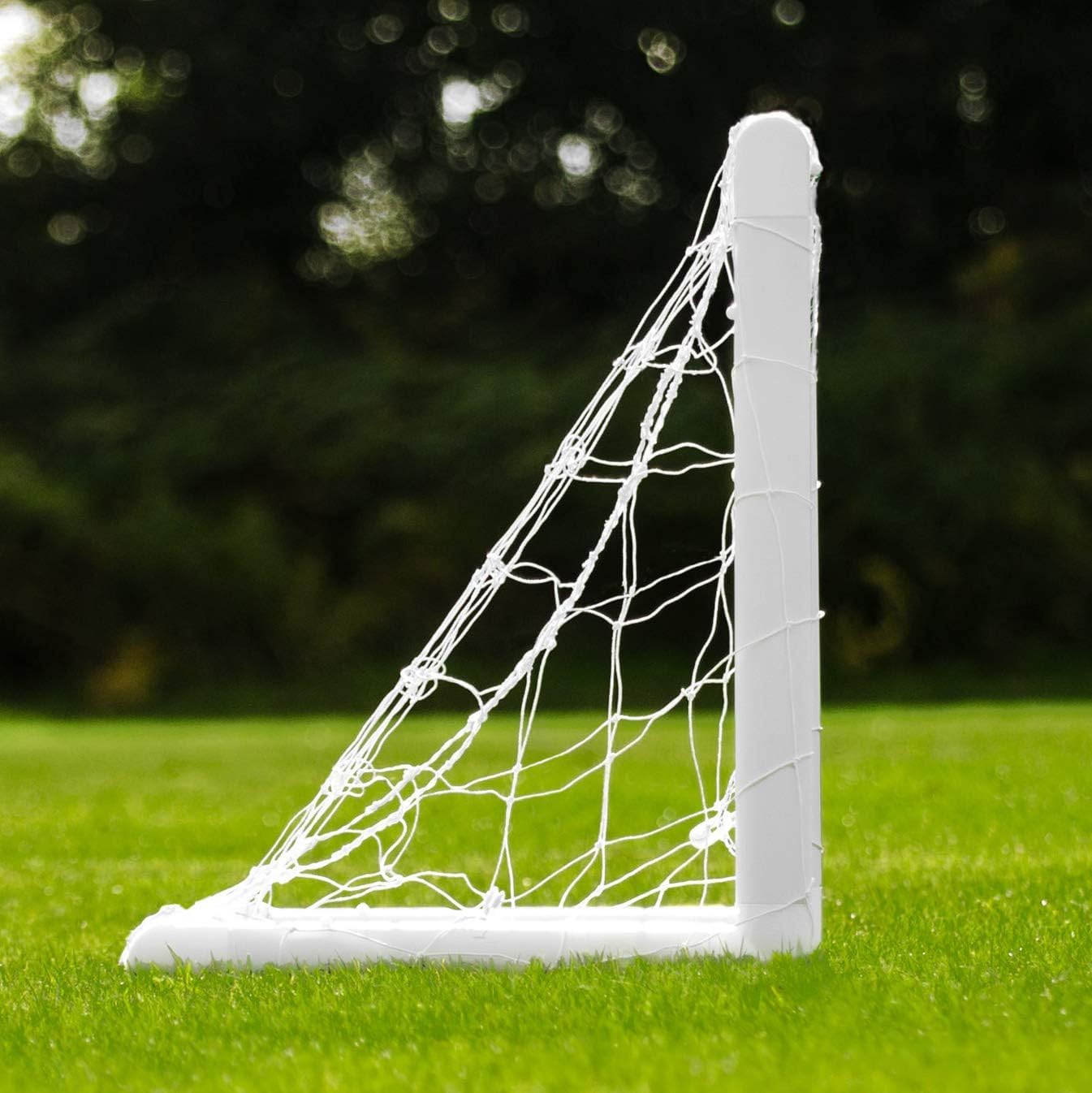 FORZA Porterías de Fútbol para Jardín [9 Tamaños] | Porterías de Fútbol Infantil Ultraduraderas de uPVC Resistentes a la Intemperie | Montaje Rápido (Porterías Mini, 0,9m x 0,7m)