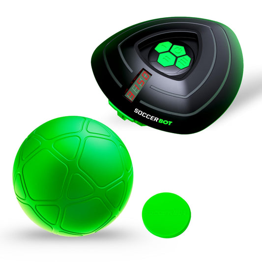 Smart Ball- Soccer BOT Entrenador de fútbol Interior, Color Negro, Talla única (Golden Bear Toys 1001CB)
