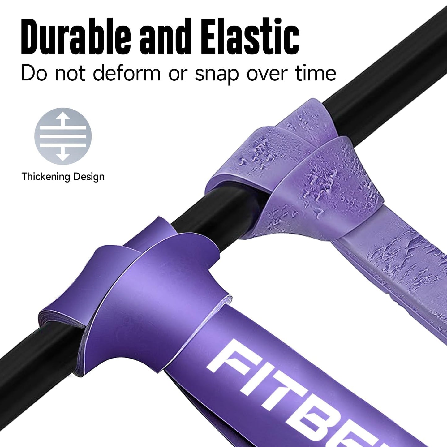 FitBeast Banda de Resistencia con Anclaje para Puerta Almohadilla de Mano, Pull Up Bands para Pilates, Entrenamiento, Fisioterapia, Estiramiento, Yoga, Gimnasio en Casa para Hombres y Mujeres