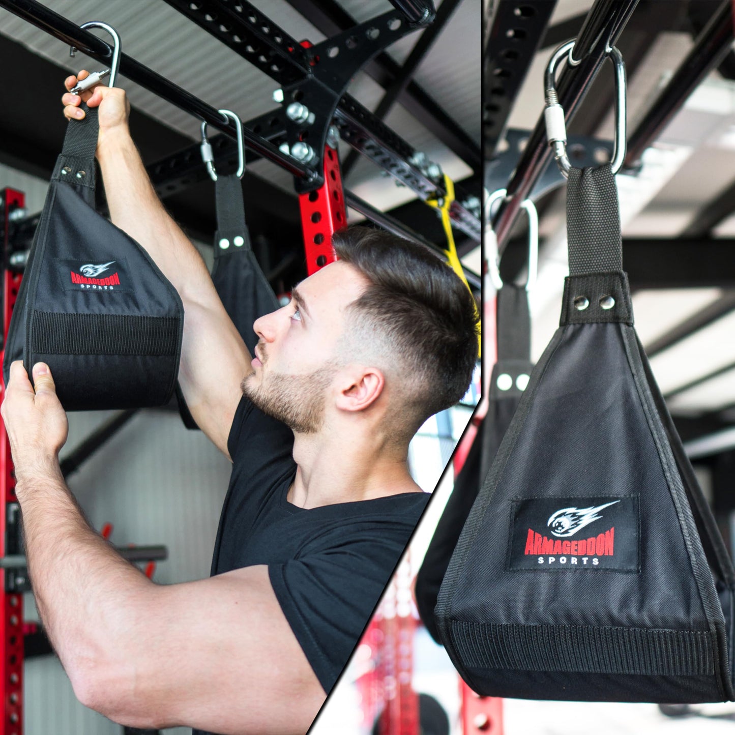 Correas Abdominales – Ab Straps – Cintas para Ejercicios de Abdominales – Slings para Barra de Dominadas – Entrenamiento de Piernas y Core – Fitness y Fuerza – Soporte para Brazos