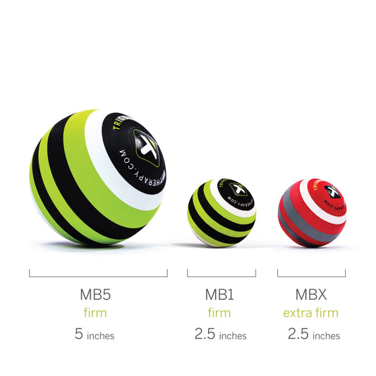 TRIGGERPOINT MB1 Bola de Espuma, 6.6 cm – Compresión de Tejido Profundo, Alivia tensión y rigidez en áreas difíciles, Mejora Movilidad Muscular