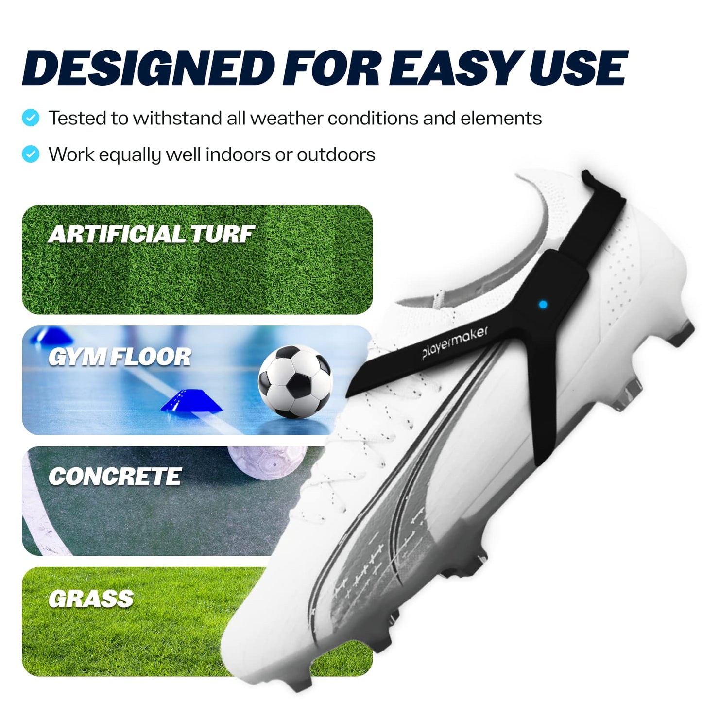 CITYPLAY Rastreador de fútbol Inteligente para Botas, Mejora tu Juego y controla más de 25 métricas físicas y técnicas, con suscripción Anual a la aplicación CITYPLAY para un Acceso Completo