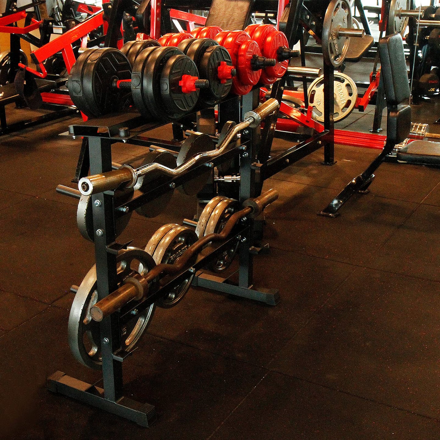 CCLIFE Soporte para mancuernas de acero