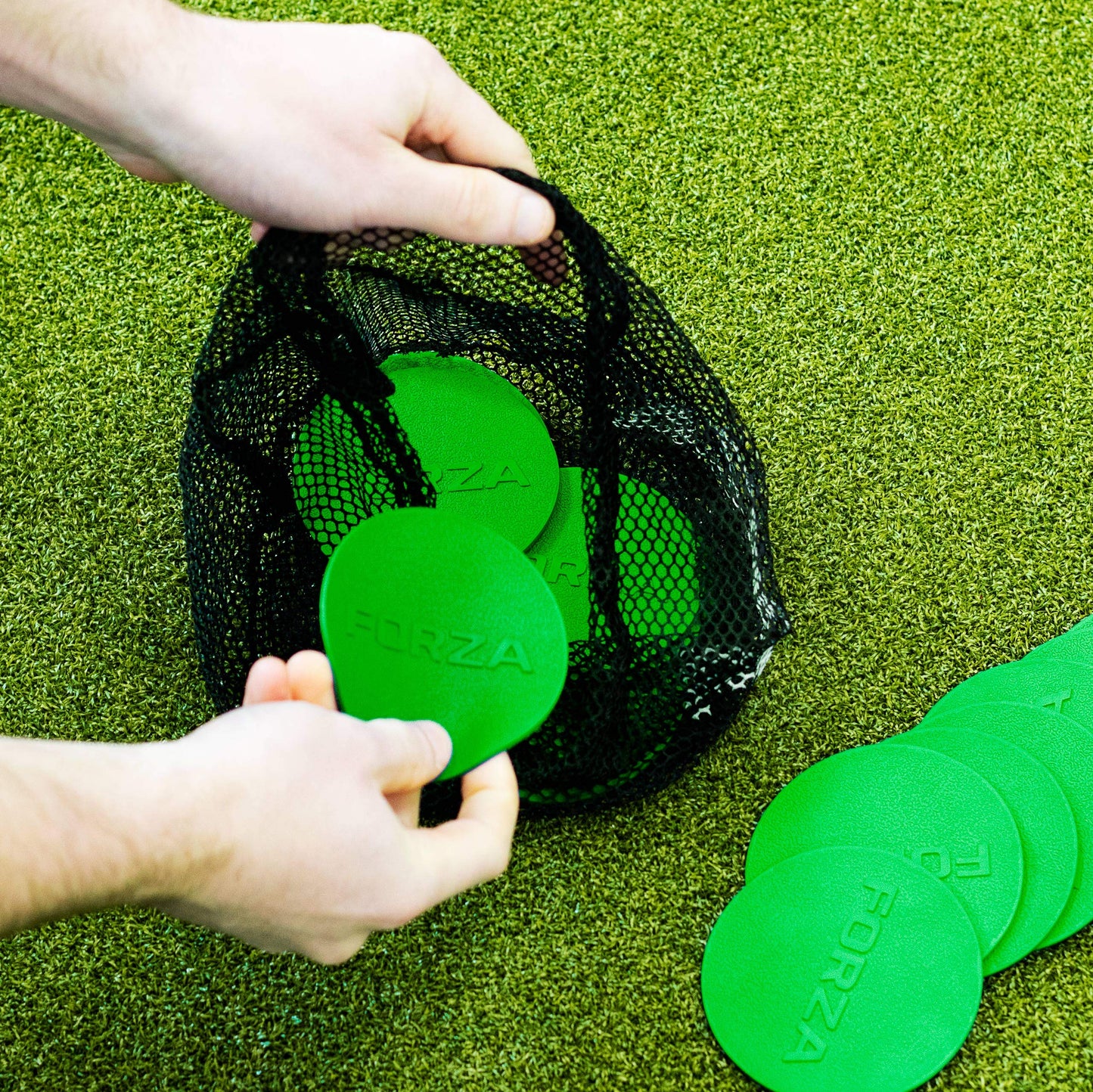 Mini Conos Planos FORZA para Entrenamiento (Pack de 20)